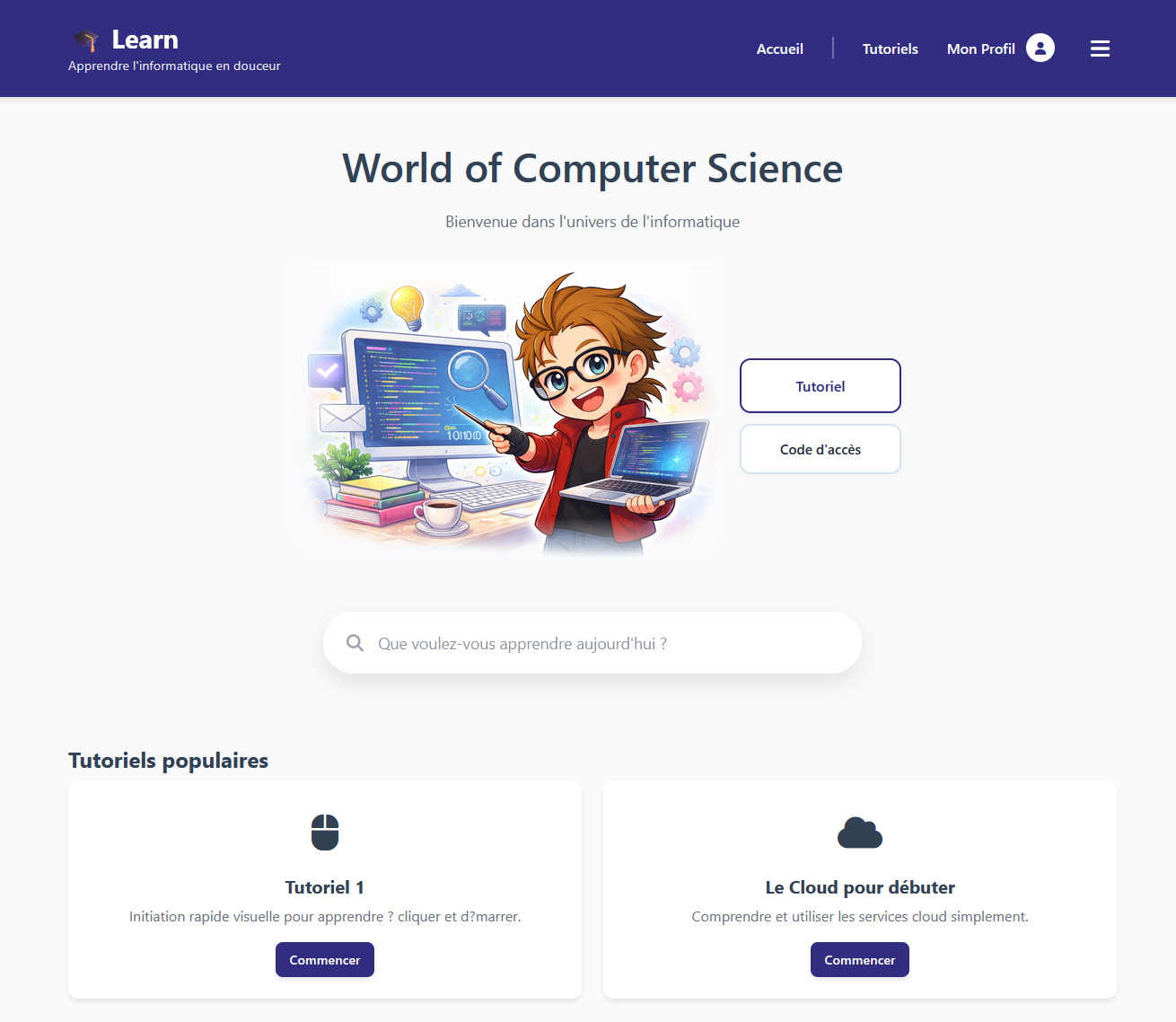 Accèder aux tutoriels